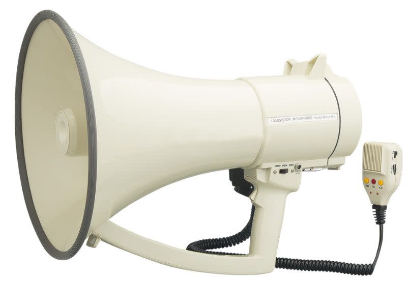 Megaphone OEM-USB" with the rechargeable battery option.