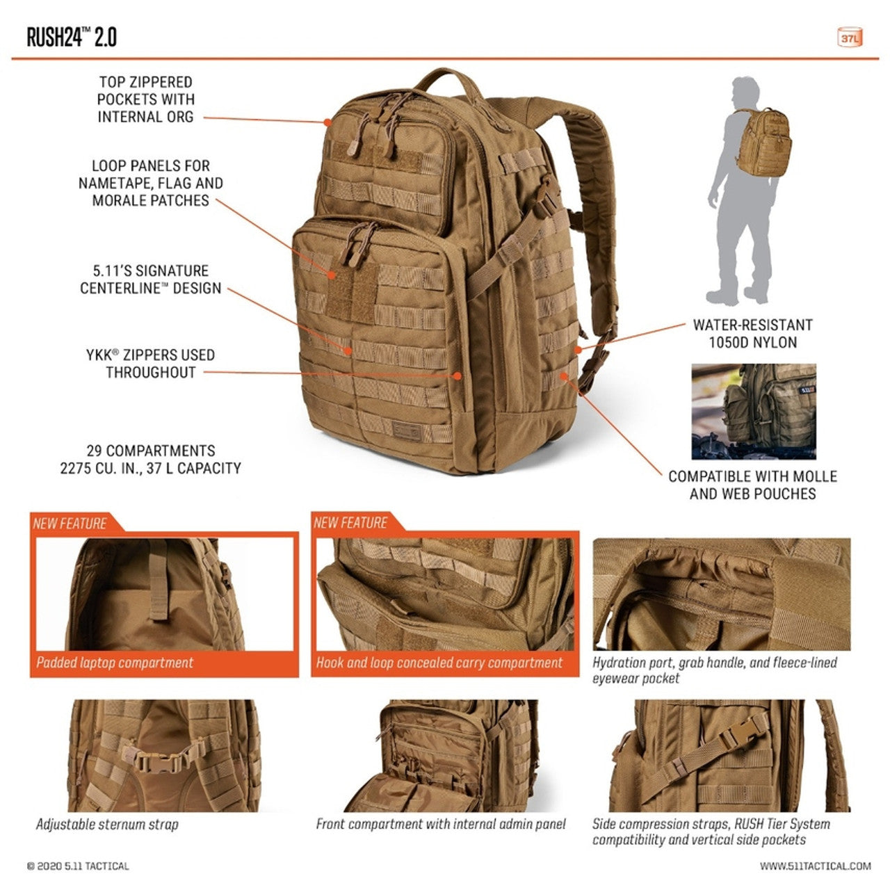 Rush 24 Backpack 37L