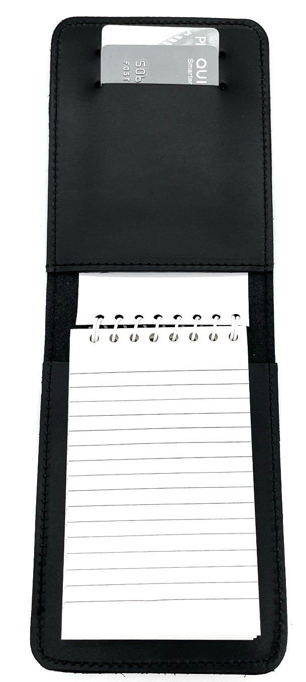 Perfect fit - Top Opening Notebook Holder with 2 CC Slots-Leather