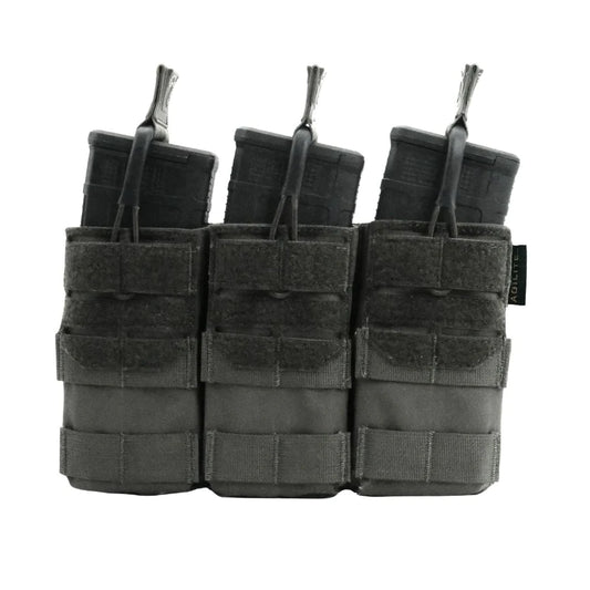 Pochette magnétique ouverte à triple dessus AK/9MM