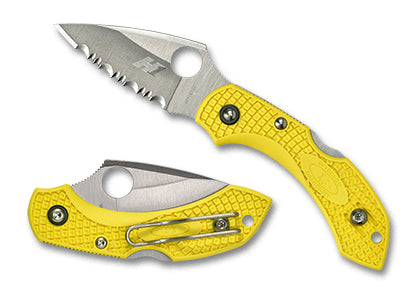 Spyderco Dragonfly 2 Sel FRN Jaune C28YL2