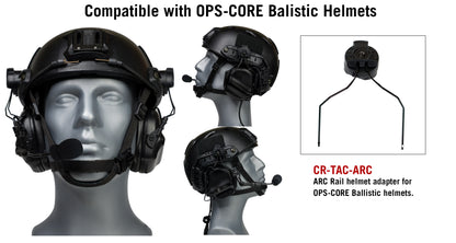 Casque tactique à double casque antibruit CR-MILTAC