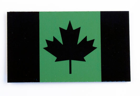 CE 1"x2" IR Canada Flag Hook Velcro