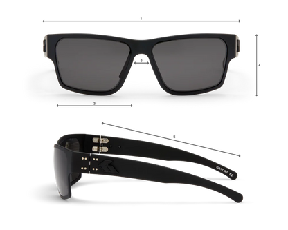 GATORZ: Delta, MILSPEC Ballistic Smoke, Anti-Fog, Black
