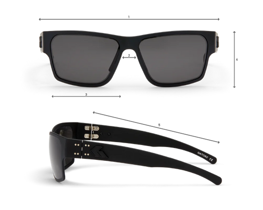 Gatorz - DELTA, Black, MILSPEC BALLISTIC SMOKE W/ ANTI-FOG
