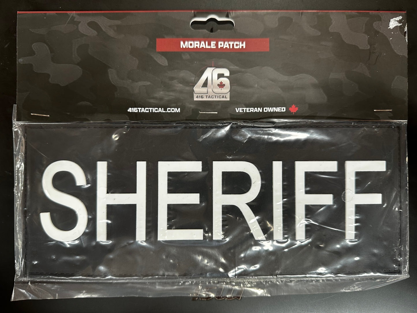 Sheriff Patch (Rubber)