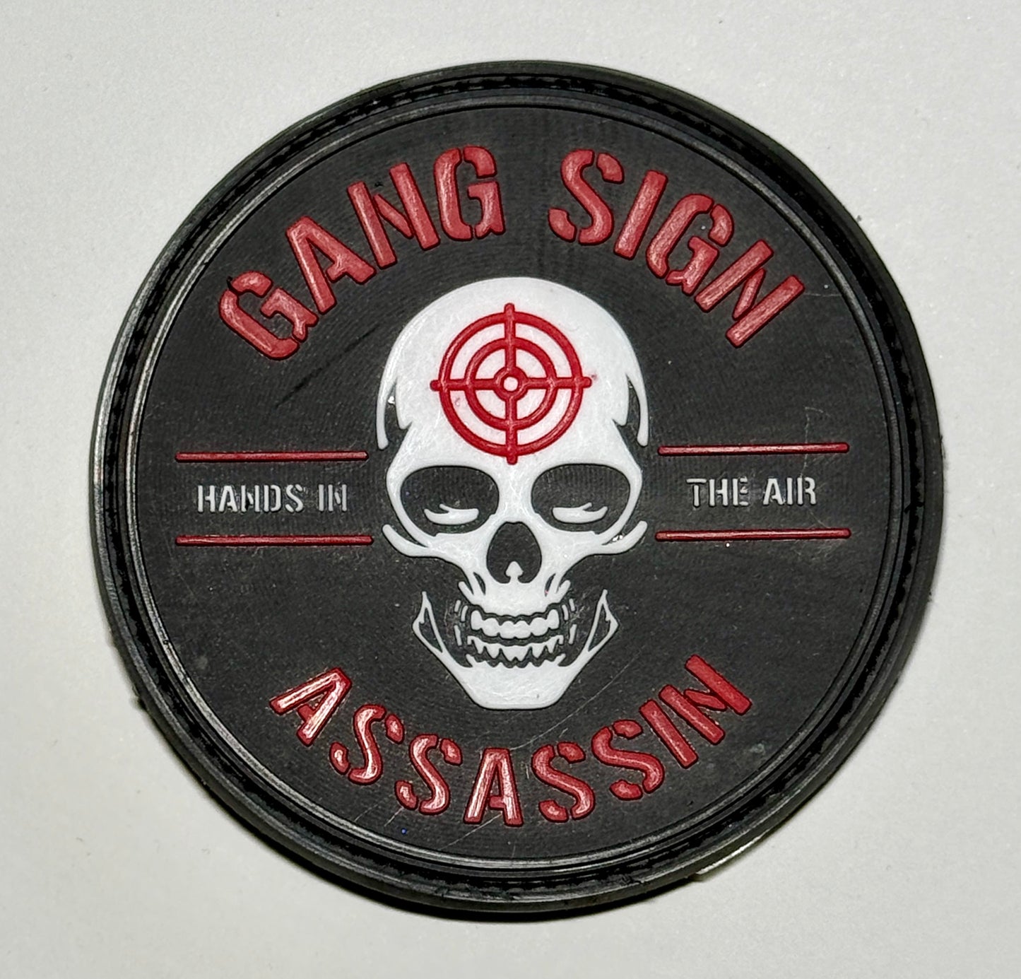 Gang Sign Assassin-Patch 3" Round