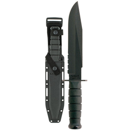 KA-BAR Partially Serrated Black