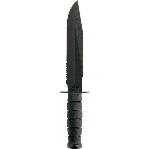 KA-BAR Partially Serrated Black