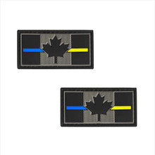 Patch TIC - DRAPEAU FIN LIGNE BLEU/JAUNE