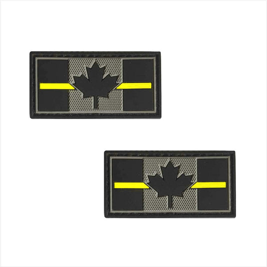 Patch TIC - DRAPEAU MINCE LIGNE JAUNE 1X2