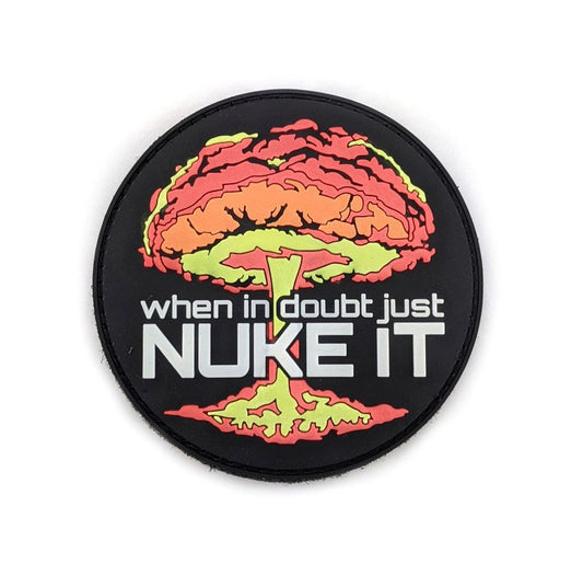 PVC Morale Patch - NUKE IT (Glow-in-the-Dark)