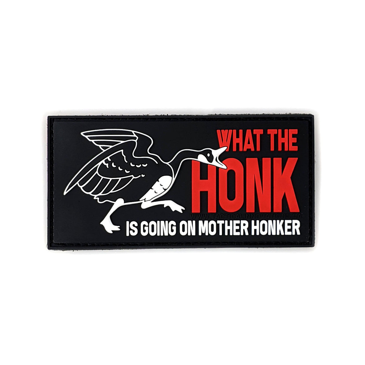 Patch moral en PVC - Oies Honker - 2"x4"