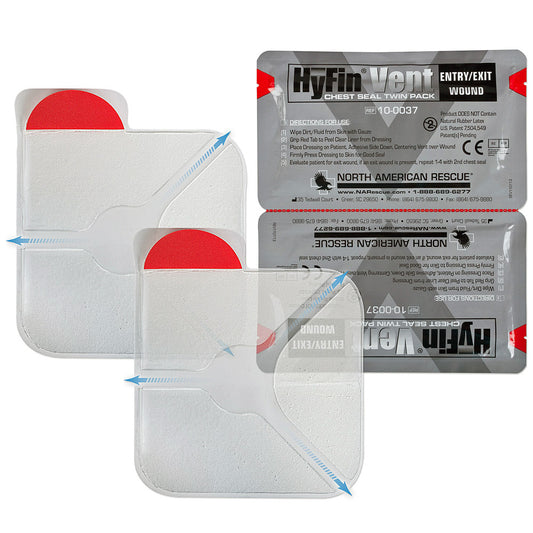 NAR - Hyfin Vent - Chest Seal  Double  Pack