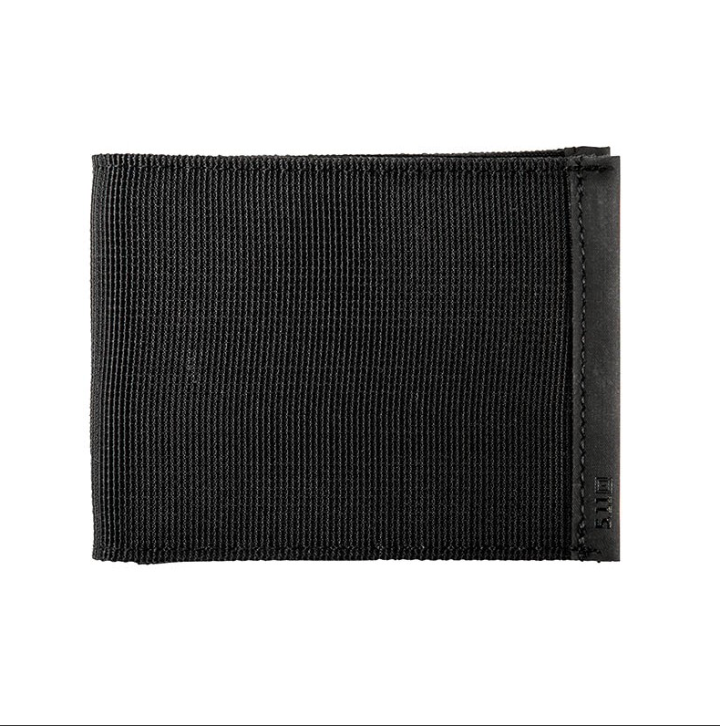 Portefeuille à deux volets noir