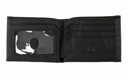 Portefeuille à deux volets noir