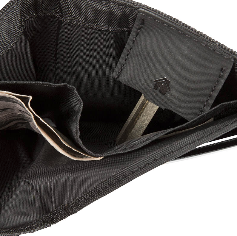 Portefeuille à deux volets noir