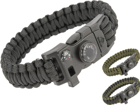 Voodoo Tactical - Bracelet de survie en cordon de nylon 5 en 1