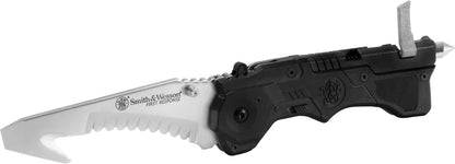 Smith & Wesson First Response Assisted Knife Belt Cutter Glass Breaker