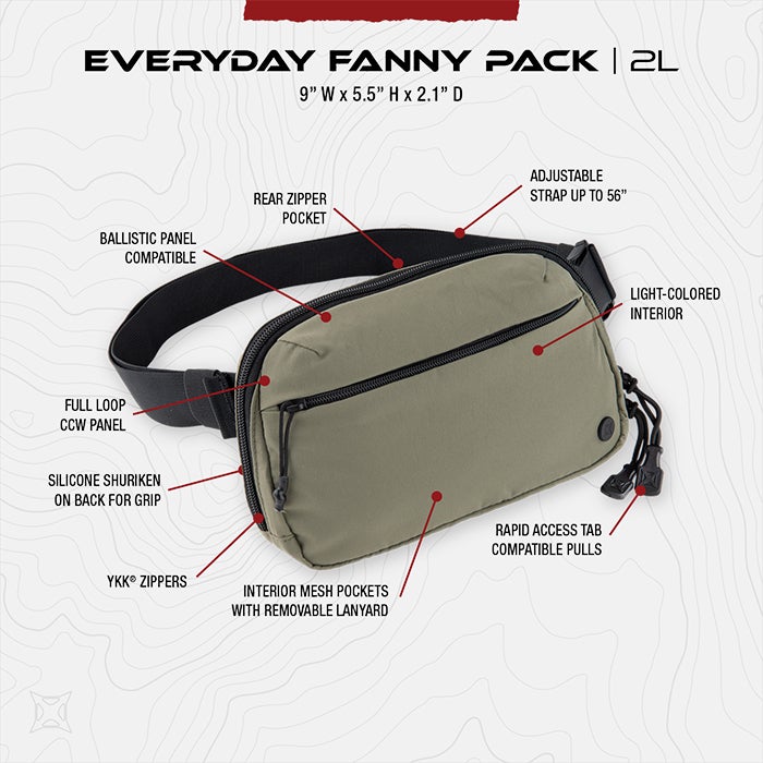 VERTX Everyday Fanny Pack