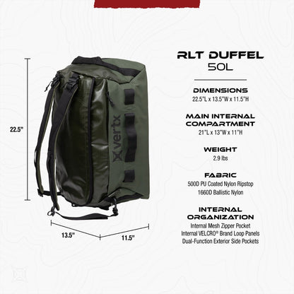 Vertx -RLT 50L Duffel Bag