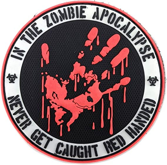 Patch TIC - ZOMBIE AUX MAINS ROUGES
