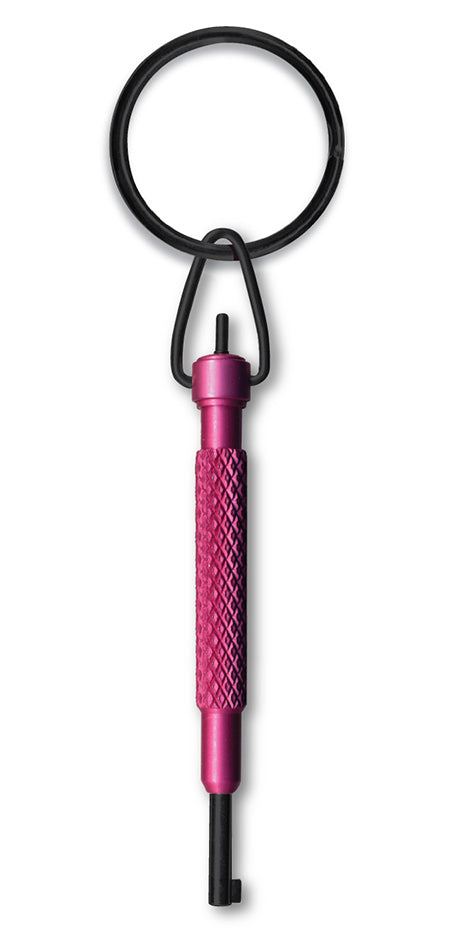 Zak Tools Aluminum Swivel Key Pink