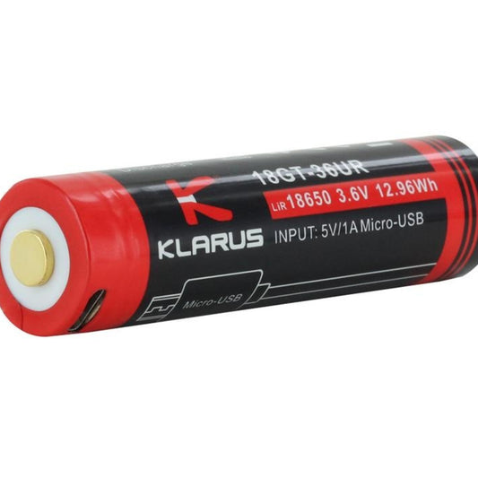 Klarus Rechargeable Battery 18GT-36UR 3600 mAh